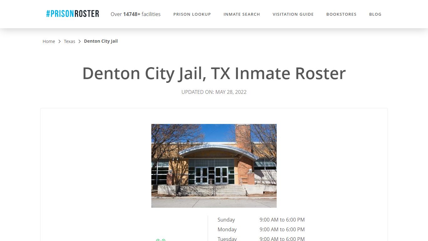 Denton City Jail, TX Inmate Roster - Prisonroster